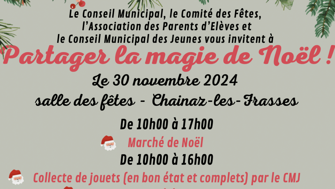 Marché de Noël – Chainaz les Frasses