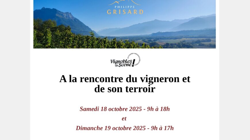 Portes ouvertes le samedi 18 et dimanche 19 octobre 2025 !